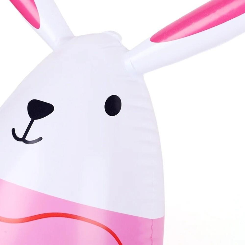 Safe Easter Inflatable Rabbit Cute Inflatable Easter Eggs Easter Rabbit Eggs Balloon  Garden Decor