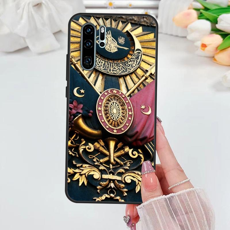 Ottoman Empire Coat Of Arms Case For Huawei Nova Y90 Y70 Y61 Y60 5T Nova 9 10 SE 3i 7i 8i 11i P40 P30 Lite P60 Pro Case