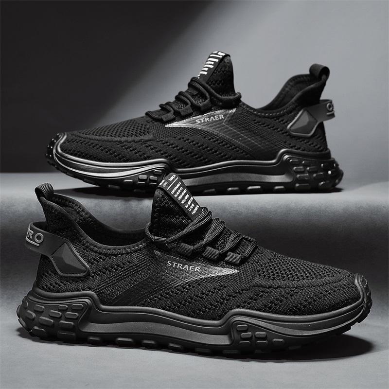 Fashion Casual Shoes for Men Sneakers No Slip Men Tennis Shoes Outdoor Comfortable Slip On Running Sneakers Breathable Mountaineering