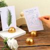 Wooden Photo Card Postcard Display Stand Gold Name Cards Holders  Party Wedding Decorations