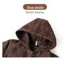 Women's Hooded Trench Coat - Spring/Autumn, Fashionable Loose Fit for Middle-aged and Elderly Moms