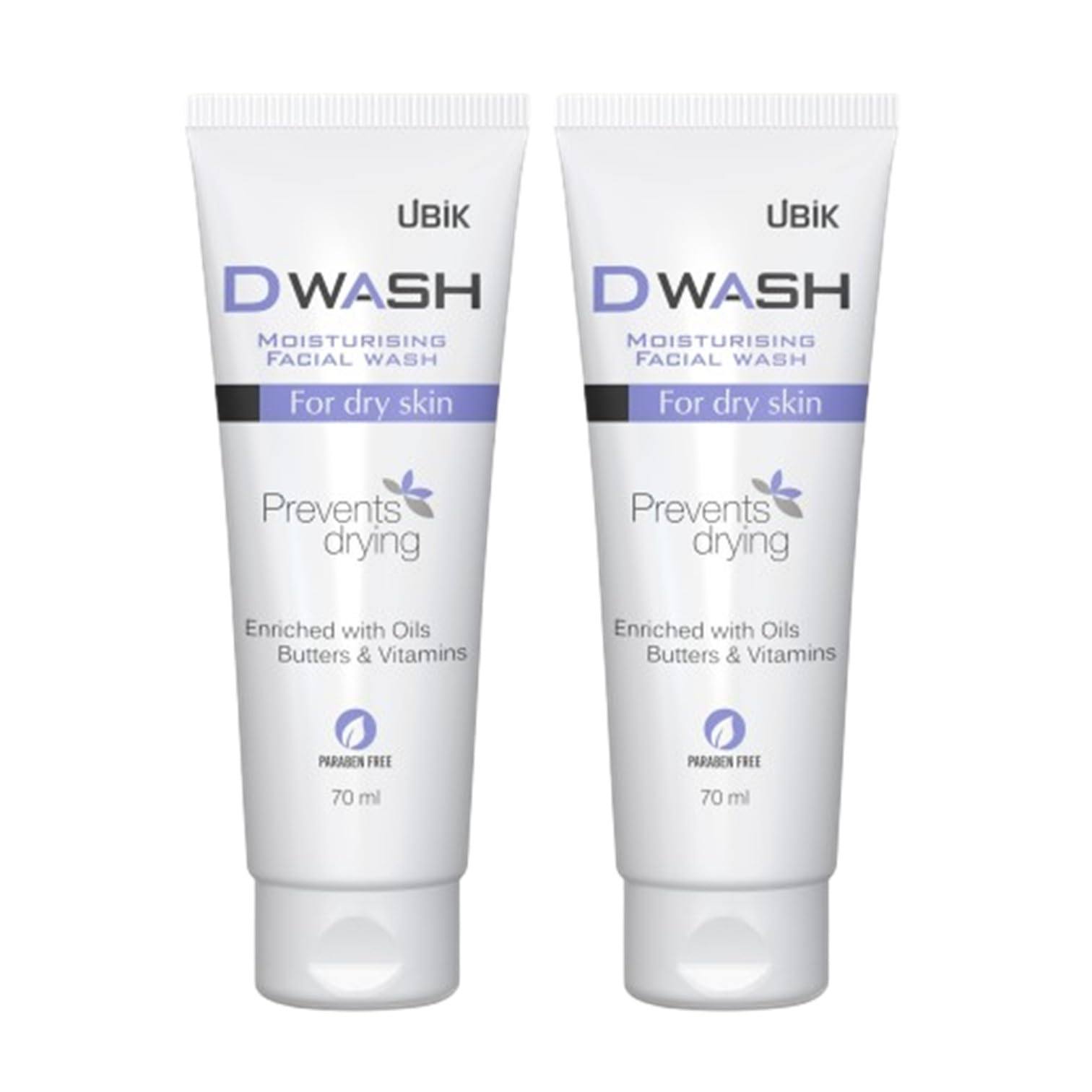 Dwash Creamy Moisturising Face Wash-70ml Pack Of 2