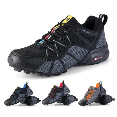Fashion Couple Hiking Shoes Waterproof Outdoor Trainers Lace-up Climbing Trekking Sneakers Mountain Walking Hunting Tactical Sneakers