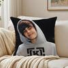 Copricuscino singer pop JJustin BBieber federa antiacaro decoro divano soggiorno cuscino stanza