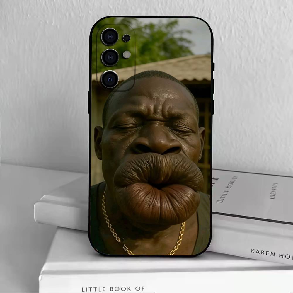 D--funny emojis  Phone Case Black Silicone Soft For Samsung S25,S24,S21,S22,S23,S30,Ultra,S20,Plus,Fe,Lite