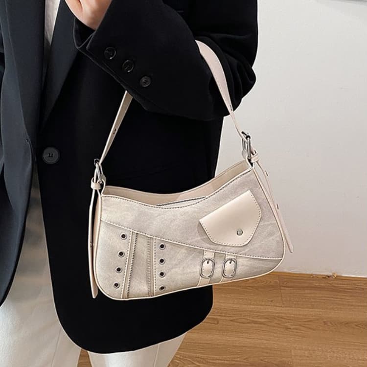 Retro locomotive style personalized shoulder messenger bag