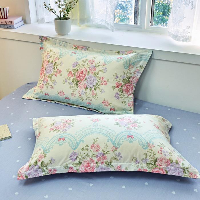 2025 Fresh Floral Print Pure Cotton Pillowcase - All-Cotton Series