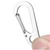 10Pcs Small Carabiner Clip for Key, Backpacks Camping Outdoor Carabiner Clip Stainless Steels Keyring Clip Snap Hook Set