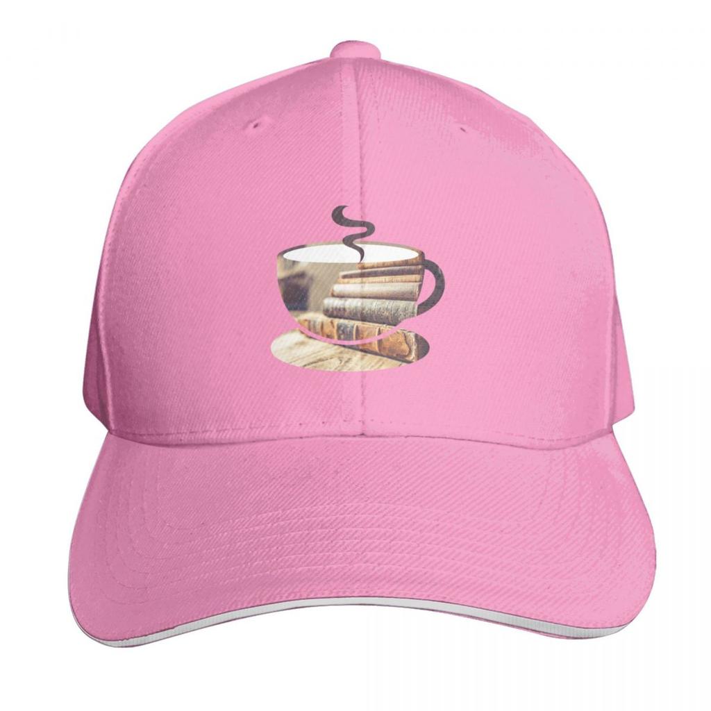 Tea and Books Baseball Cap New Hat Kids Hat Sun Cap Custom Hat Caps Unisex Womens