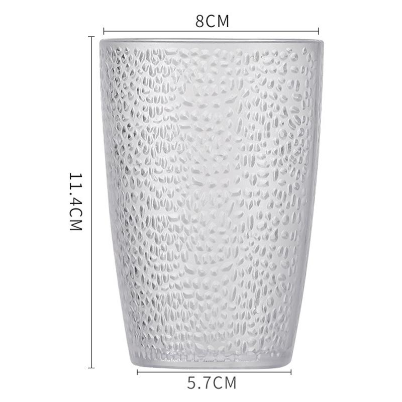 Drinkware Acrylic Acrylic Glasses 210/300/360ml Stackable Drink Cup Transparent Unbreakable Tea Cup Bar