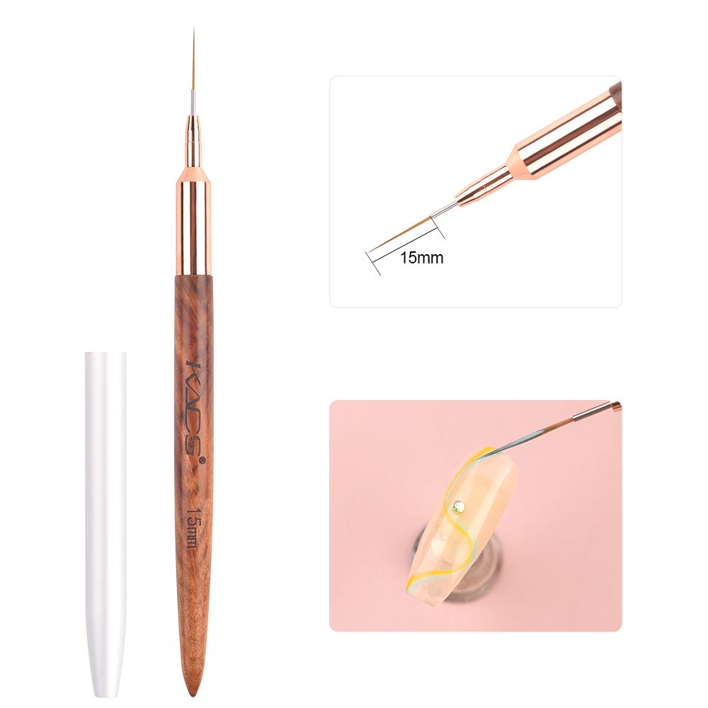 6/9/12/15/18MM Nail Liner Brush Nail Art Pen Brush Drawing Lines Stripe Painting Flower Pen Nail Art Brush DIY Manicure Tools