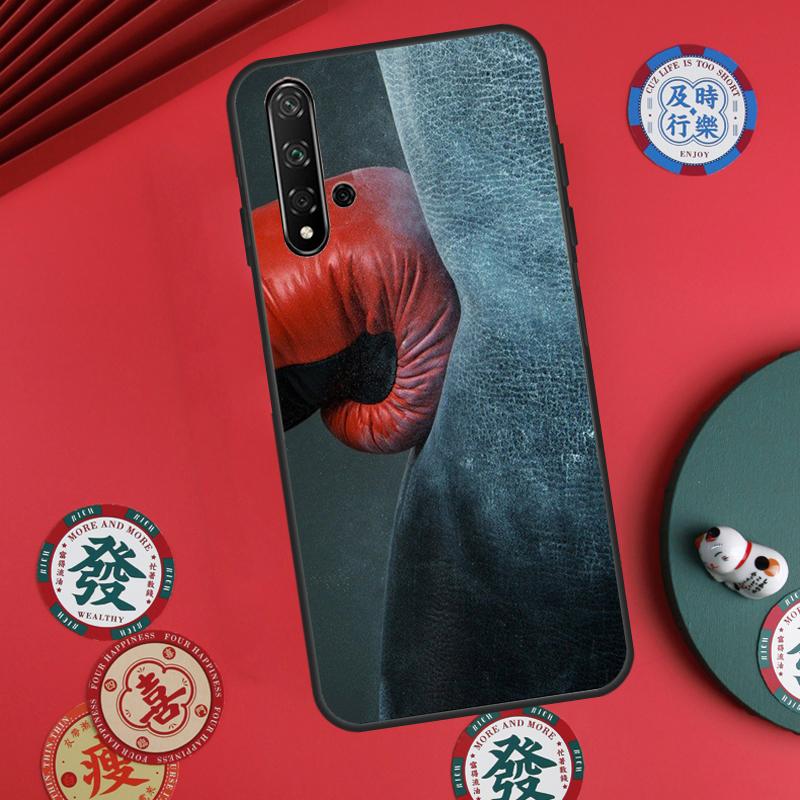 Boxing Gloves For Huawei Nova 12s 7i 8i 11i 12i Y73 Y70 Y90 Y60 Y72 Y61 Y91 9 10 SE P30 Pro P40 Lite Case
