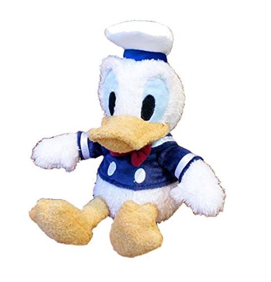 Disney Old Standard Donald Plush Sitting Height 18cm Toy, Small,