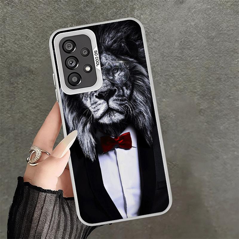 Man Suit Shirt Tie Cool Shockproof Phone Case for Samsung A17 A16 A15 A14 A37 A57 A36 A56 A26 A35 A55 A25 A34 A54 A24 A13 A23 A3