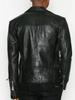 Reine Lammfell Motorrad Slim Fit Stilvolle Echtlederjacke Promi-Look
