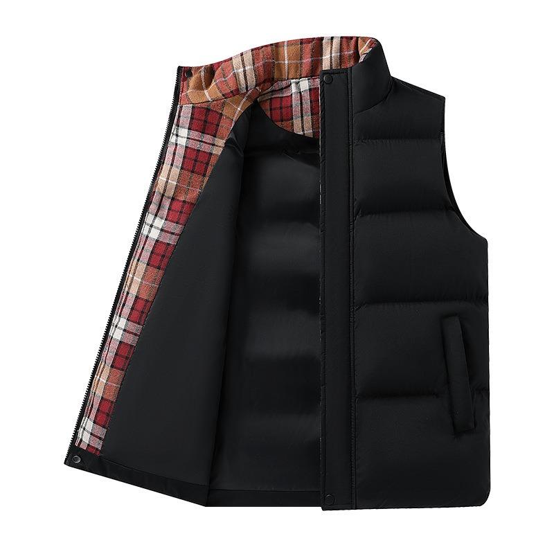 Autumn and winter velvet warm vest new versatile loose coat men's fashion trend cold vest