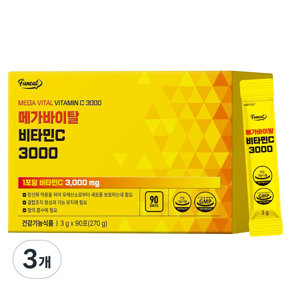 Furnit Mega Vital Vitamin C 3000 90p 270g 3 pcs