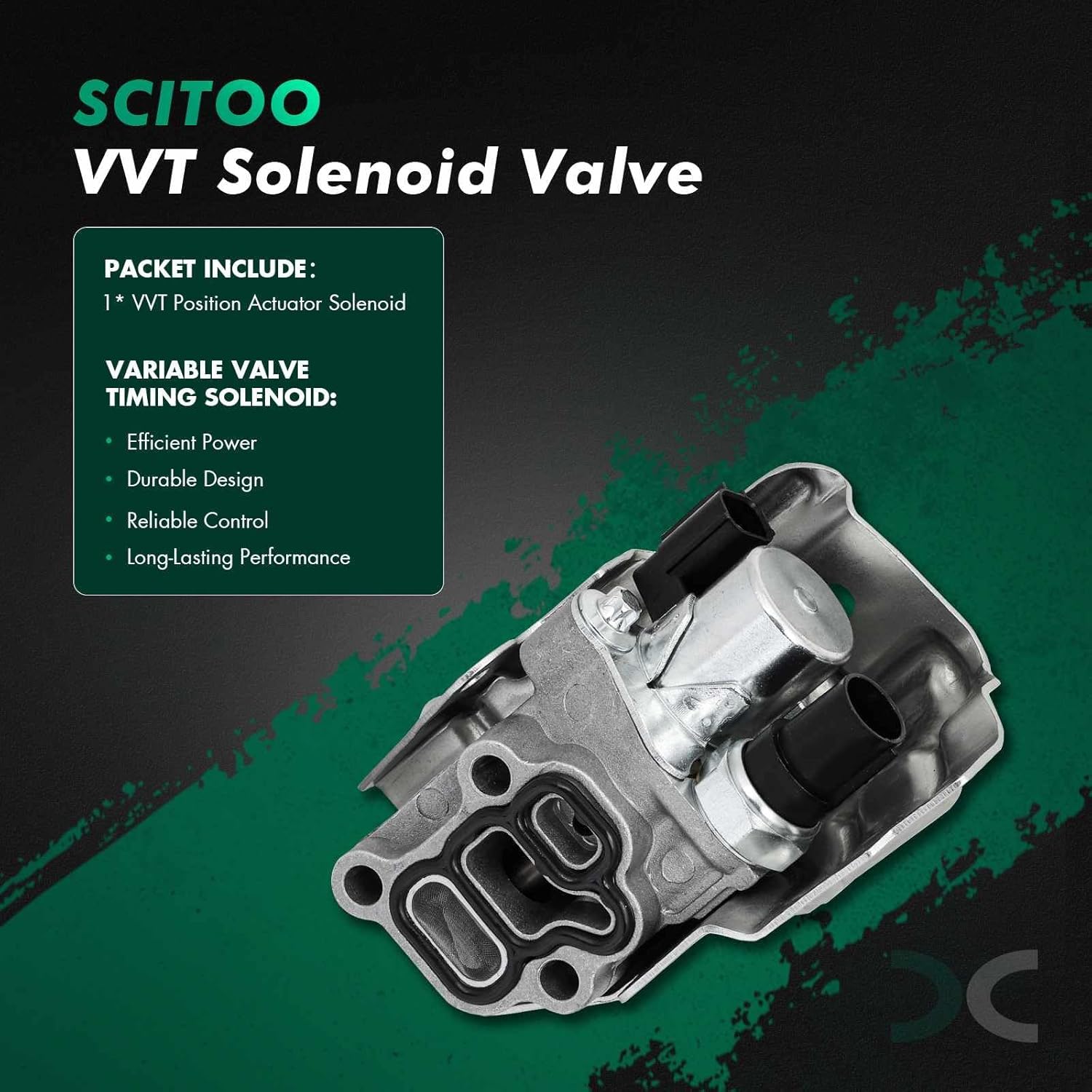 

SCITOO Engine Variable Valve Timing (VVT) Solenoid for Honda Fit 1.5L 918-172