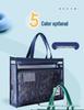 A3 Art Tote: Large Capacity Transparent Sketchbook Bag with 8K Drawing Space, Customizable Text/Logo Option