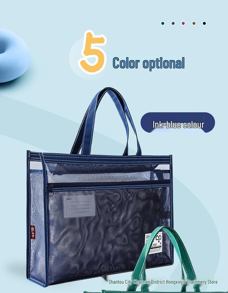 A3 Art Tote: Large Capacity Transparent Sketchbook Bag with 8K Drawing Space, Customizable Text/Logo Option