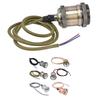 EU Plug 100‑240V E27 Exquisite Pendant Light Lampholder 1m Braid Rope Lamp Holder Vintage with Cord for