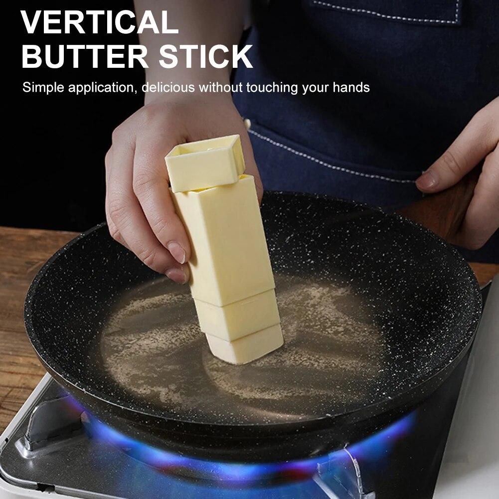 New Butter Applicator Vertical Telescopic Applicator Butter Baking Storage Box Applicator Butter Stick Box