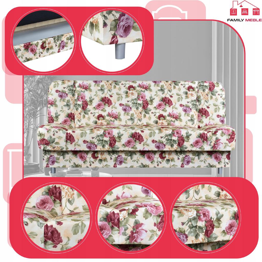 Divano letto Sara Print divano letto pieghevole bonell letto Family mobili