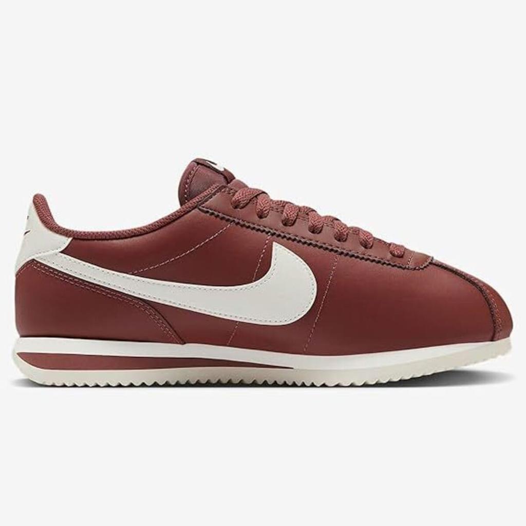 Nike Cortez Leather W Cortez Red Size Leather, Sepia/Black/Sail, DN1791-201, 22.0cm