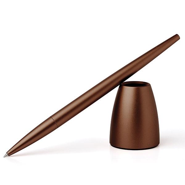 Lexon Scribalu Ballpoint Pen with Bronze Base LS64BZ