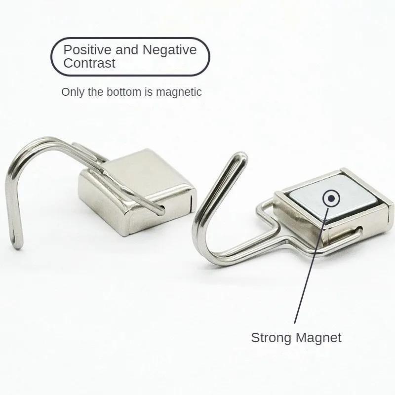 1-50PCS Strong Magnetic Hooks Multi-Purpose Storage Hooks Home Kitchen Bar Storage Hooks Key Storage Hooks Bathroom Hangers