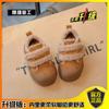 Baby girl snow boots 2025 winter new children's velvet cotton shoes children's toddler shoes girls soft-soled thermal shoes