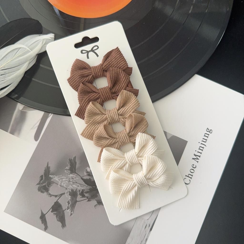 Multi Colored Hair Clip, Children's Bow Combination Hair Clip, Set Of 10 Pieces