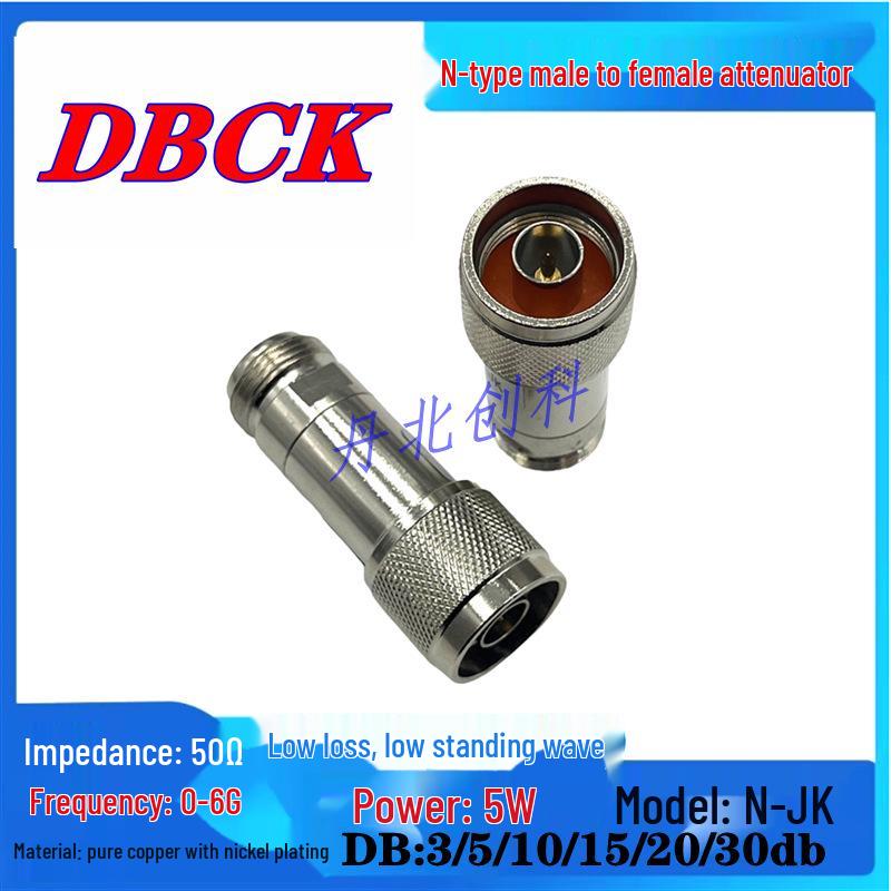 N-Type-JK Fixed Rotary Coaxial RF Attenuator 5W, 1-30dB