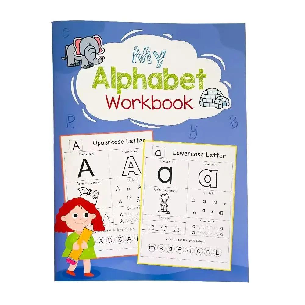 

26 Letters A-Z Alphabet Phonics Words Practice Workbook Preschool Learning English Language Kindergarten Writing Coloring Book Quality