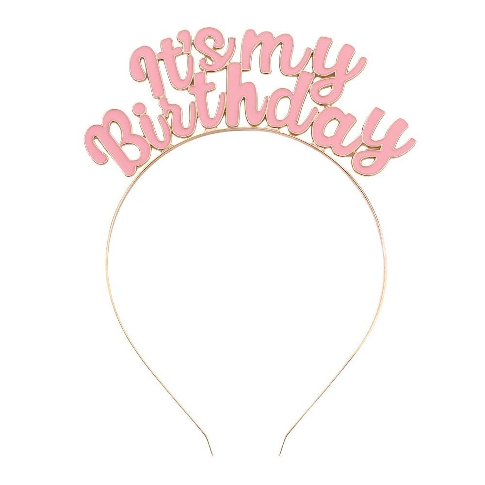 It's My Birthday Birthday Headband Alloy Party Headwear Girls Accessories