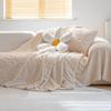 Sofabezug Schal Winter Einfache Moderne Sofabezug Bezug Kissen Plüschbezug Decke All-inclusive Universal Wintermodelle Bezug Stoffverdickung
