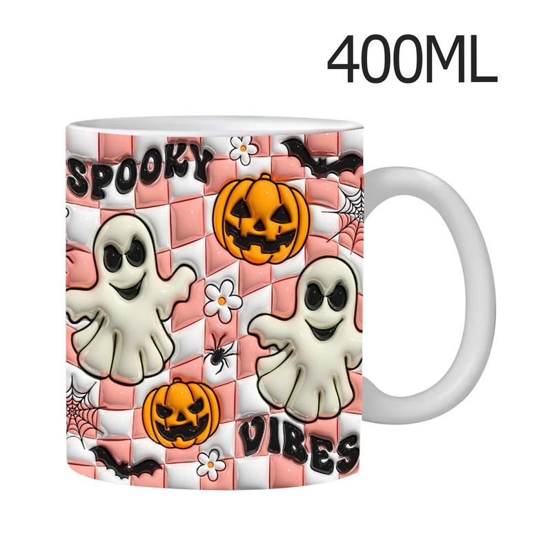 Halloween Coffee Mugs Pumpkin Halloween Coffee Cups Cute Ceramic Drinkware With Handle For Autumn Holiday Birthday Tea Drinking