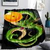 Dragon Ball Characters Print Flannel Blanket,High Quality Comfortable for All Seasons,Home Decor,Warmth and Comfort,Perfect for Christmas Gifts