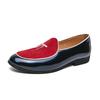 Men's shoes large size new casual leather shoes fashion one-pedal loafers Korean version of trendy hairstylist Doudou shoes