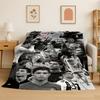 CR11 Goat R-Ronaldo Football Star Flannel Blanket Soft Warm Throw Blanket for Bedroom Living Room Bed Travel Camping Picnic Kid