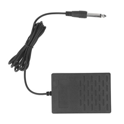 Universelles Sustain-Pedal E-Keyboard Momentfußschalter Stepper Synthesizer 6,35 mm Schwarz