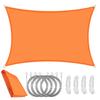 2/3/4/5/6M Waterproof Sun Shade Sail with Hardware Kits Rectangle UV Block Canopy Awning Outdoor Patio Garden Sun Shelter Tents