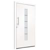 VidaXL Porte d'entrée Aluminium et PVC Blanc 100x210 cm
