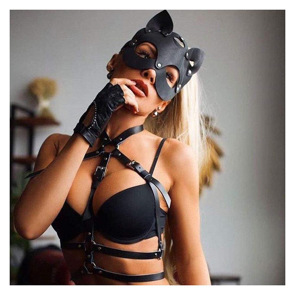 Punk Chest Body Strap Goth Shoulder Strap Harajuku Trend Bondage Belt Party Costume Body Chain