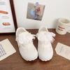 New Mesh Shoes Summer Breathable Mesh Soft Sole Not Tired Feet Lace with Skirt Casual Shoes