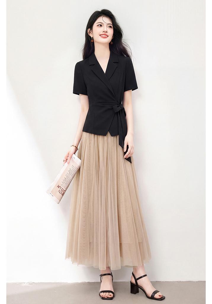 Design Sense Niche Fashion Temperament Slimming Small Figure Suit