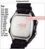 18mm Metal Watchband for Casio F-91W Stainless Steel Strap SGW-500H W-735H AE1200 Bracelet For Classic Small Square Block