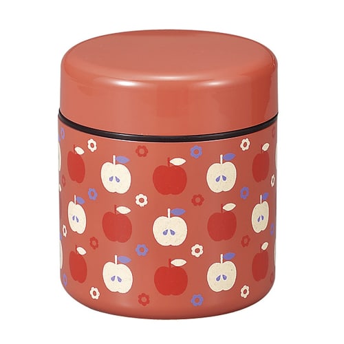 

Miyamoto Sangyo Arte Double Wall Lunch Box, Apple, 4512951113891