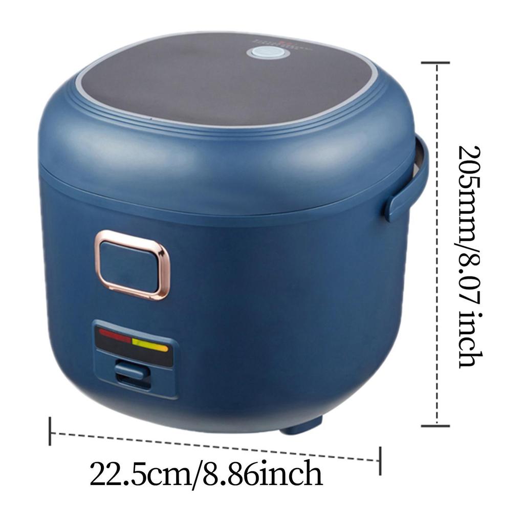 Electric Rice Cooker 2L Porridge Multipurpose Cooking Machine Food Steamer for Driving Road Trips Camping RV Travel Drivers