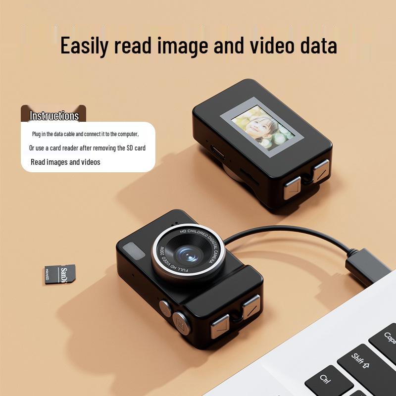 Compact HD Camera: Portable, Stylish Must-Have for Students' Daily Recording and Photography